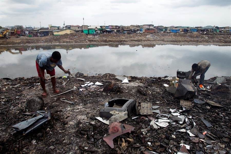 basura tecnológica obsoleta